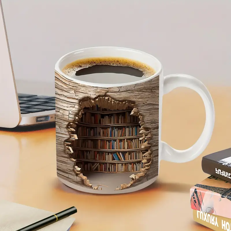 Enchanting Heat-Activated Library Mug
