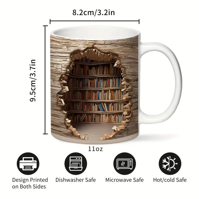 Enchanting Heat-Activated Library Mug